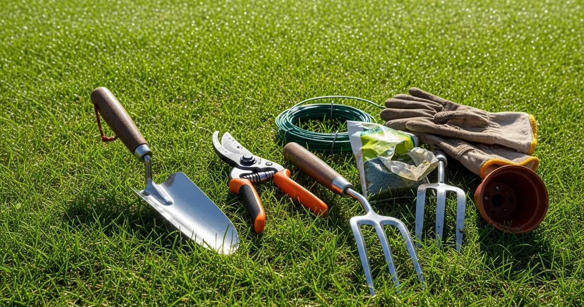 Lawn showing a clear contrast between healthy green grass and a yellowed patchy section with visible bare earth